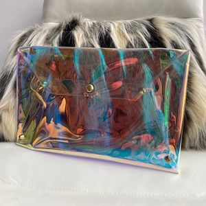 Iridescent Holo Clutch